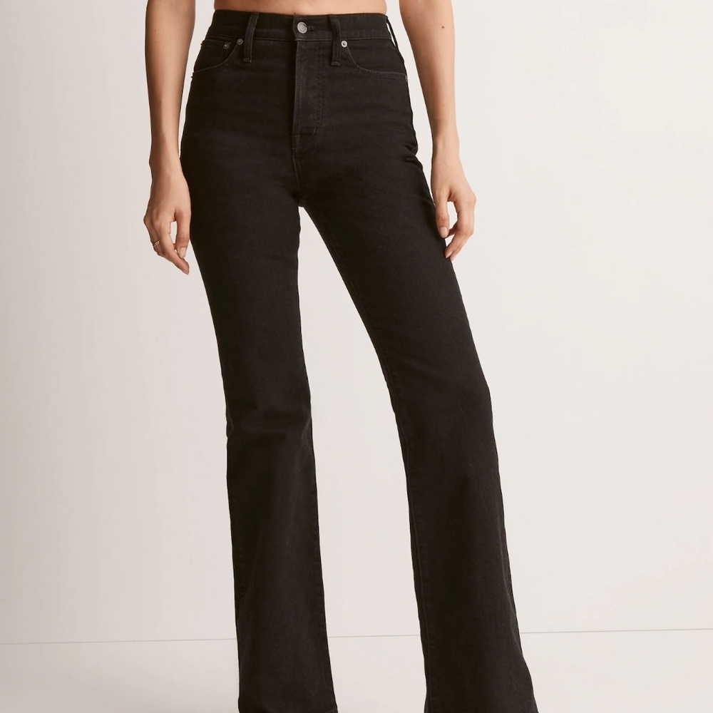 Women's Black Flare Jeans